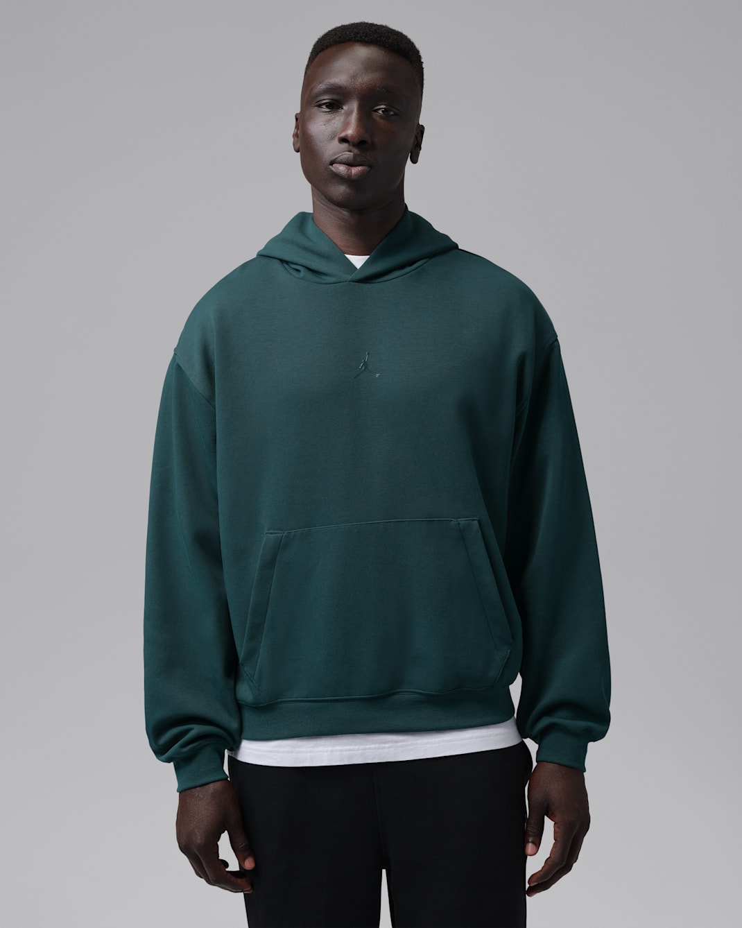 Jordan Sport Hoop Fleece Men's Pullover Hoodie - Midnight Spruce