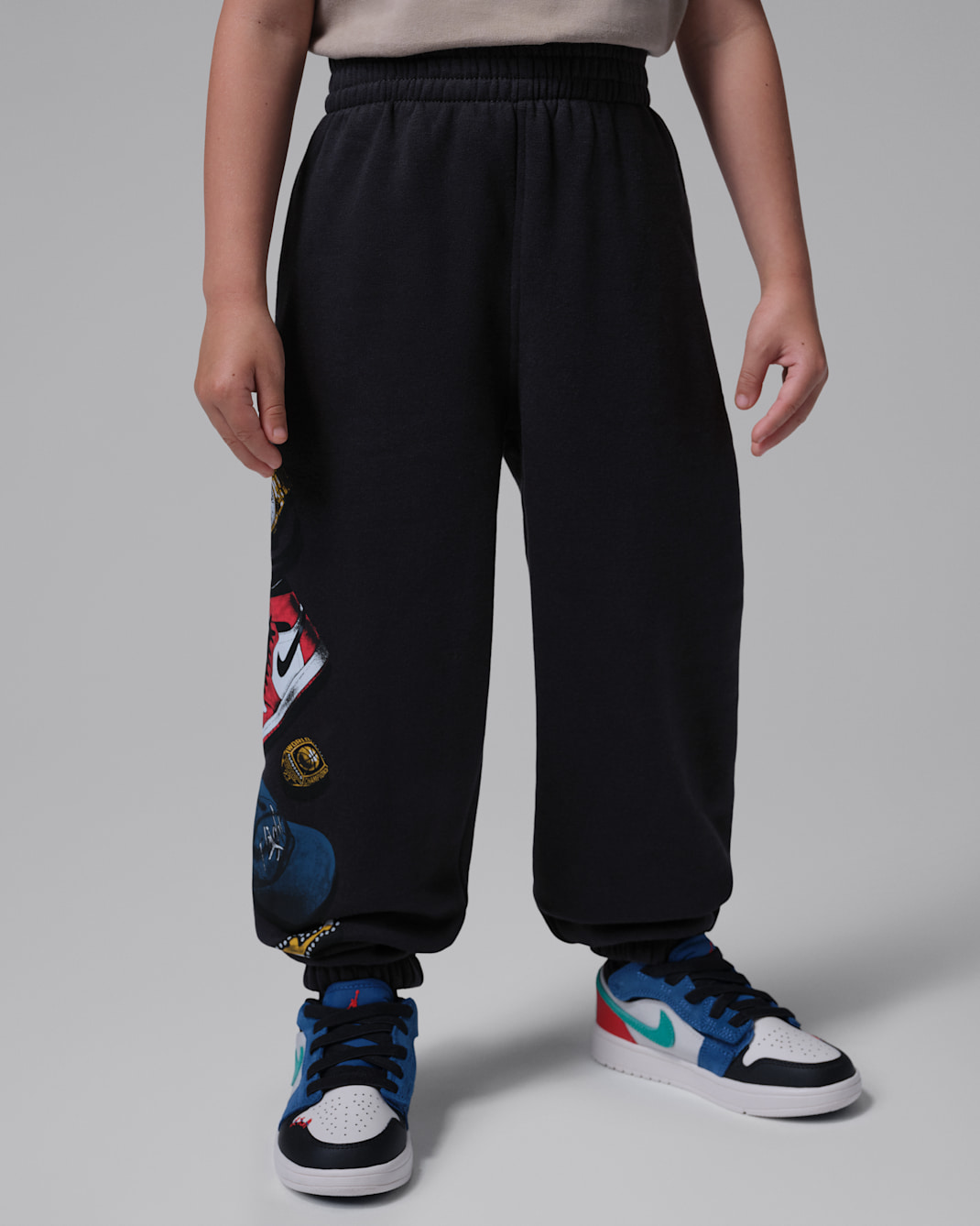 Jordan Little Kids' Mike's Flight Kit Pants - Off Noir