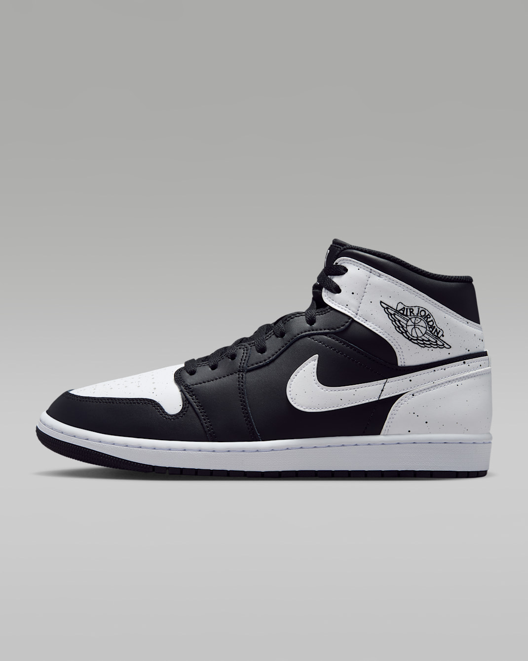 Chaussure Air Jordan 1 Mid SE pour homme - Noir/Noir/Blanc