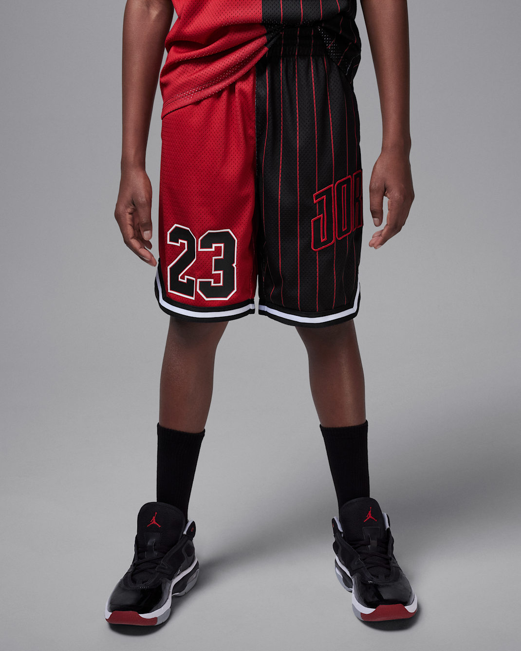Jordan Older Kids' Playoff Game Shorts - Gym Red