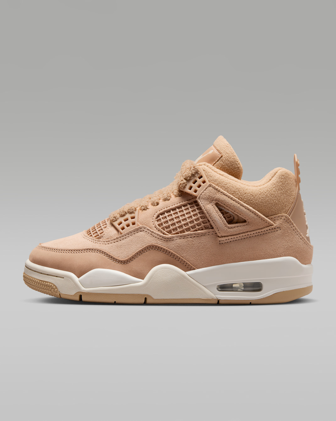 Air Jordan 4 Retro Women's Shoes - Hemp/Light Orewood Brown
