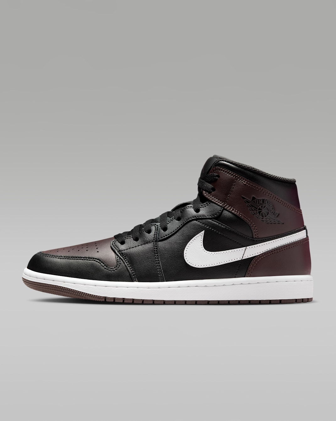 Air Jordan 1 Mid herenschoenen - Baroque Brown/Zwart/Wit