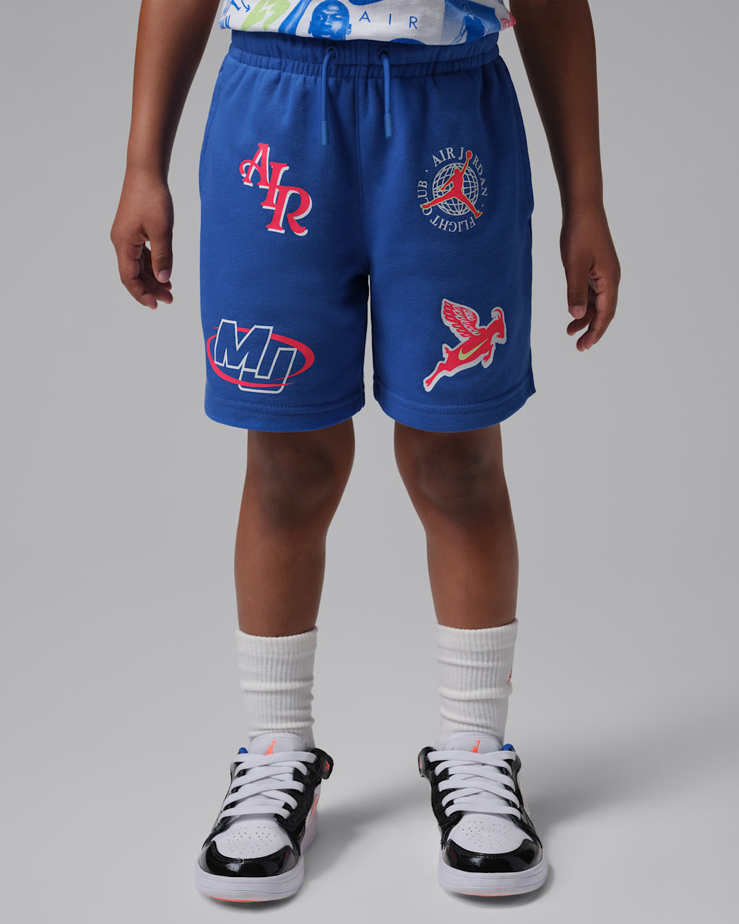 Shorts para niños talla pequeña Jordan Sports Club - Royal juego