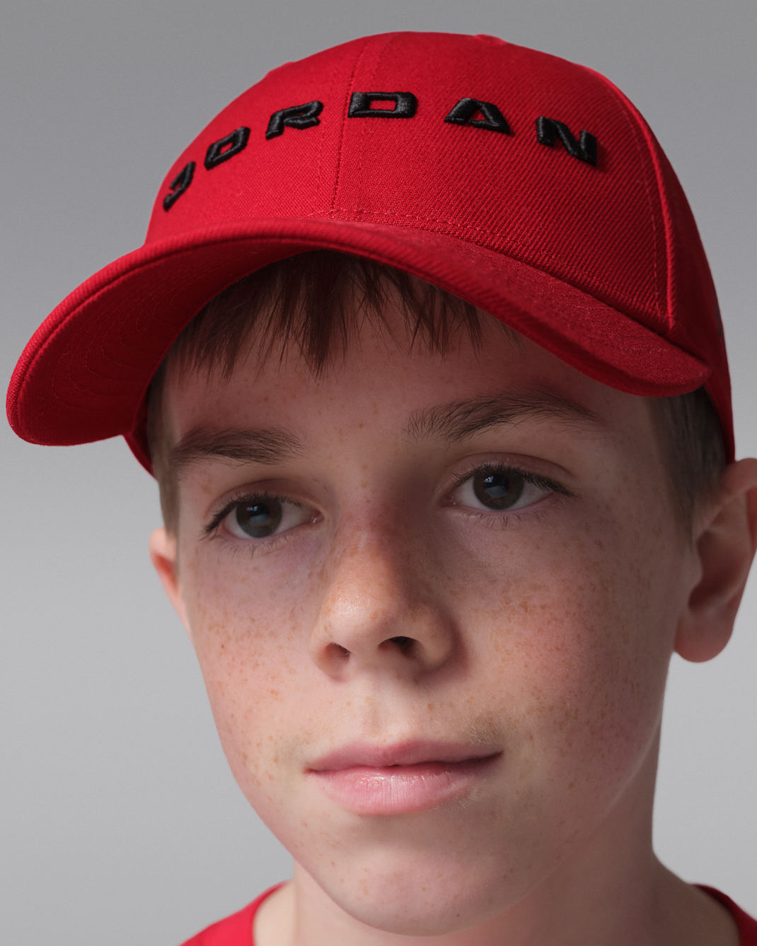조던 주니어 스트럭처 스트랩백 캡 - 짐 레드