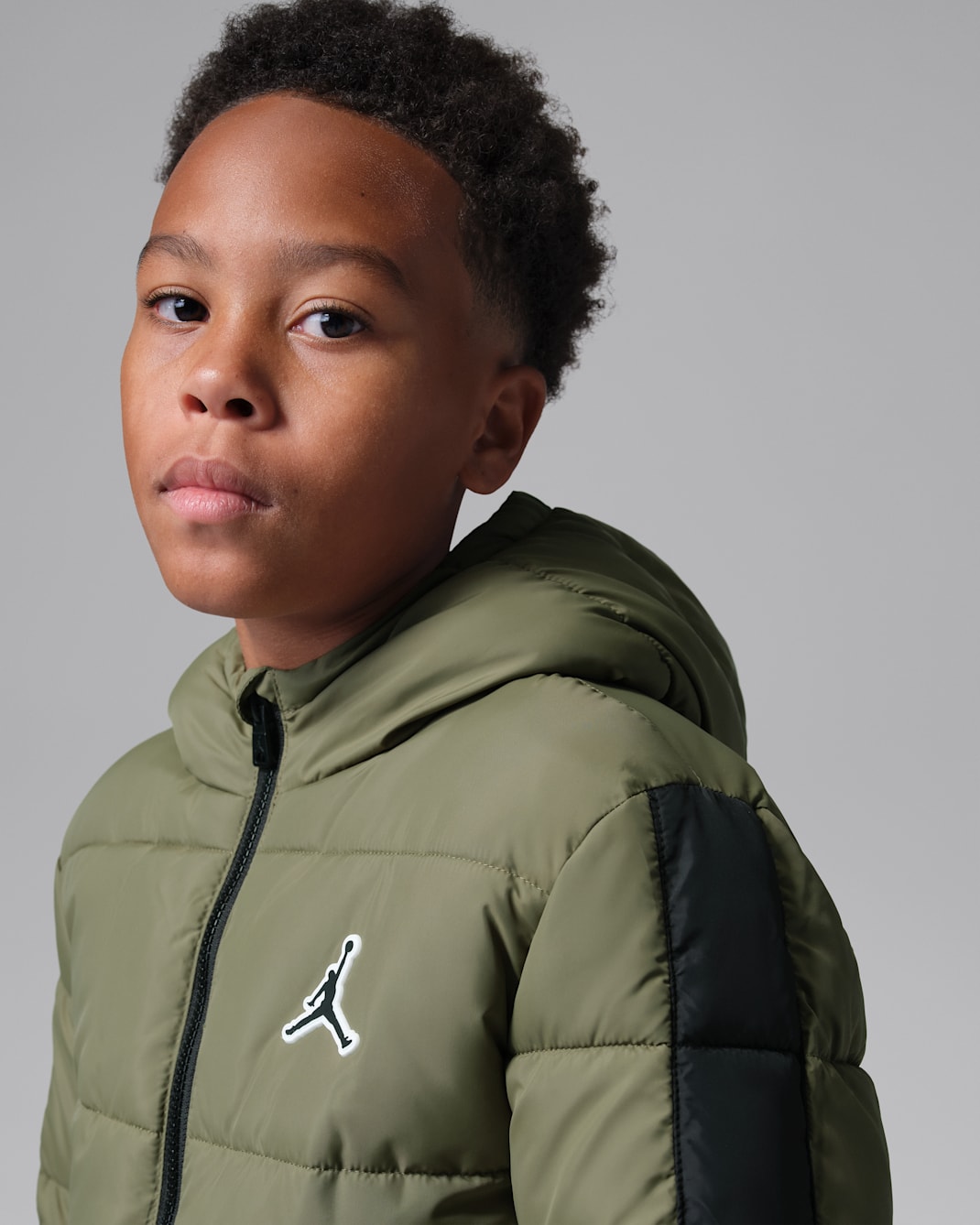 Jordan Big Kids' Colorblock Puffer Jacket