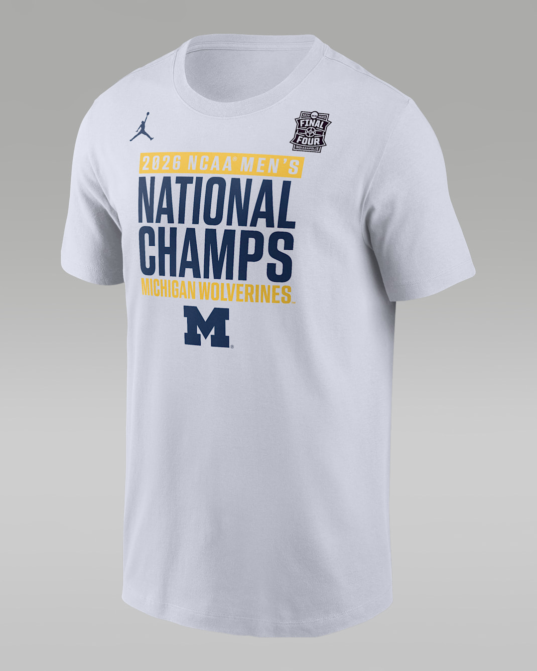 Michigan (Men's Team) Jordan College T-Shirt - White