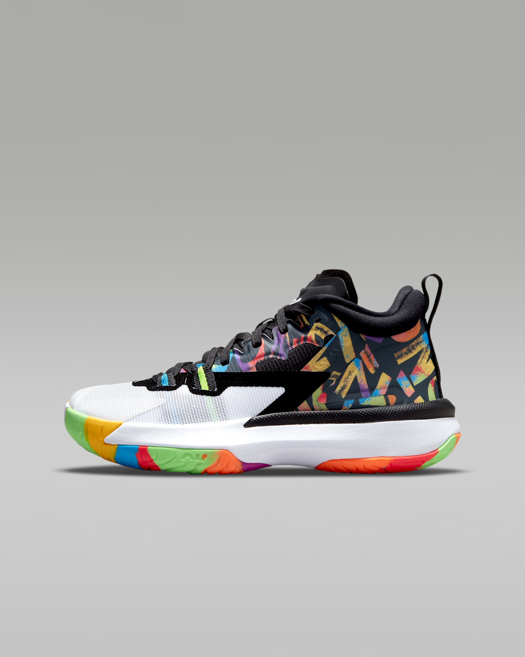 Zion 1 Older Kids' Shoes - Black/Bright Crimson/Amarillo/White