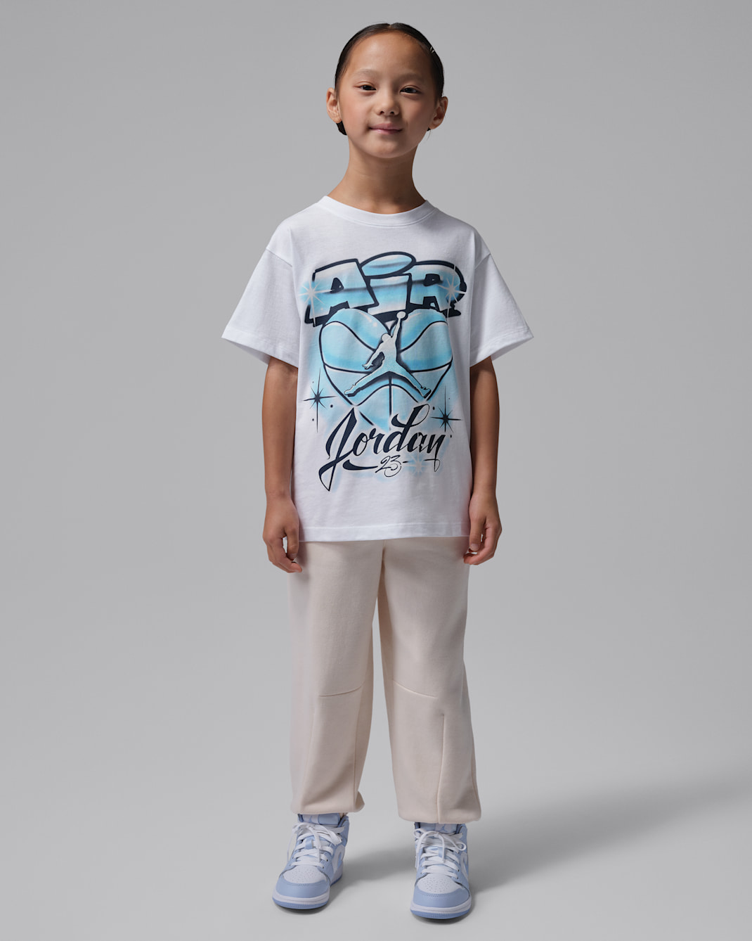 Jordan Little Kids' She's the Coldest Airbrush T-Shirt