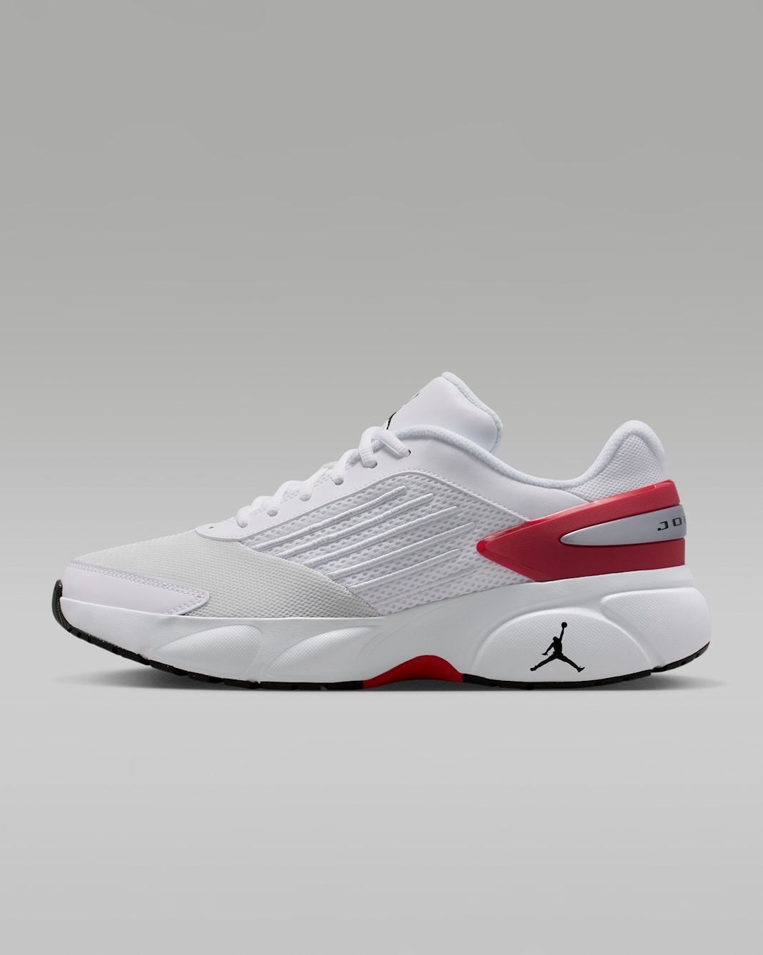 Skor Jordan Trunner Flow för män - Vit/Gym Red/Metallic Silver/Svart