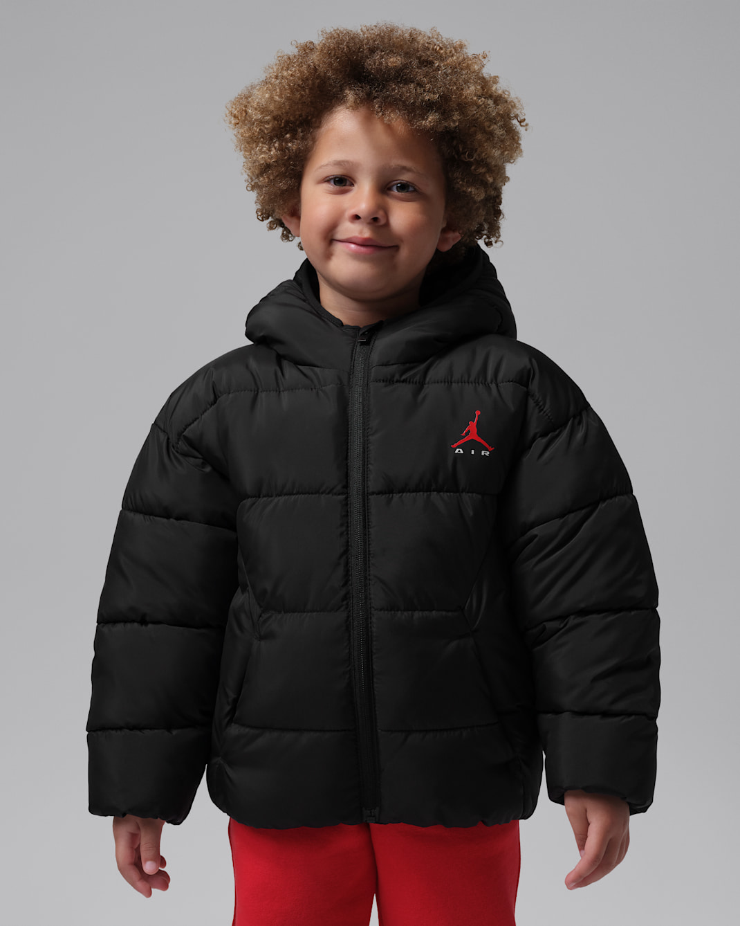 Jordan Younger Kids' Brooklyn Graphic Puffer Jacket - Black