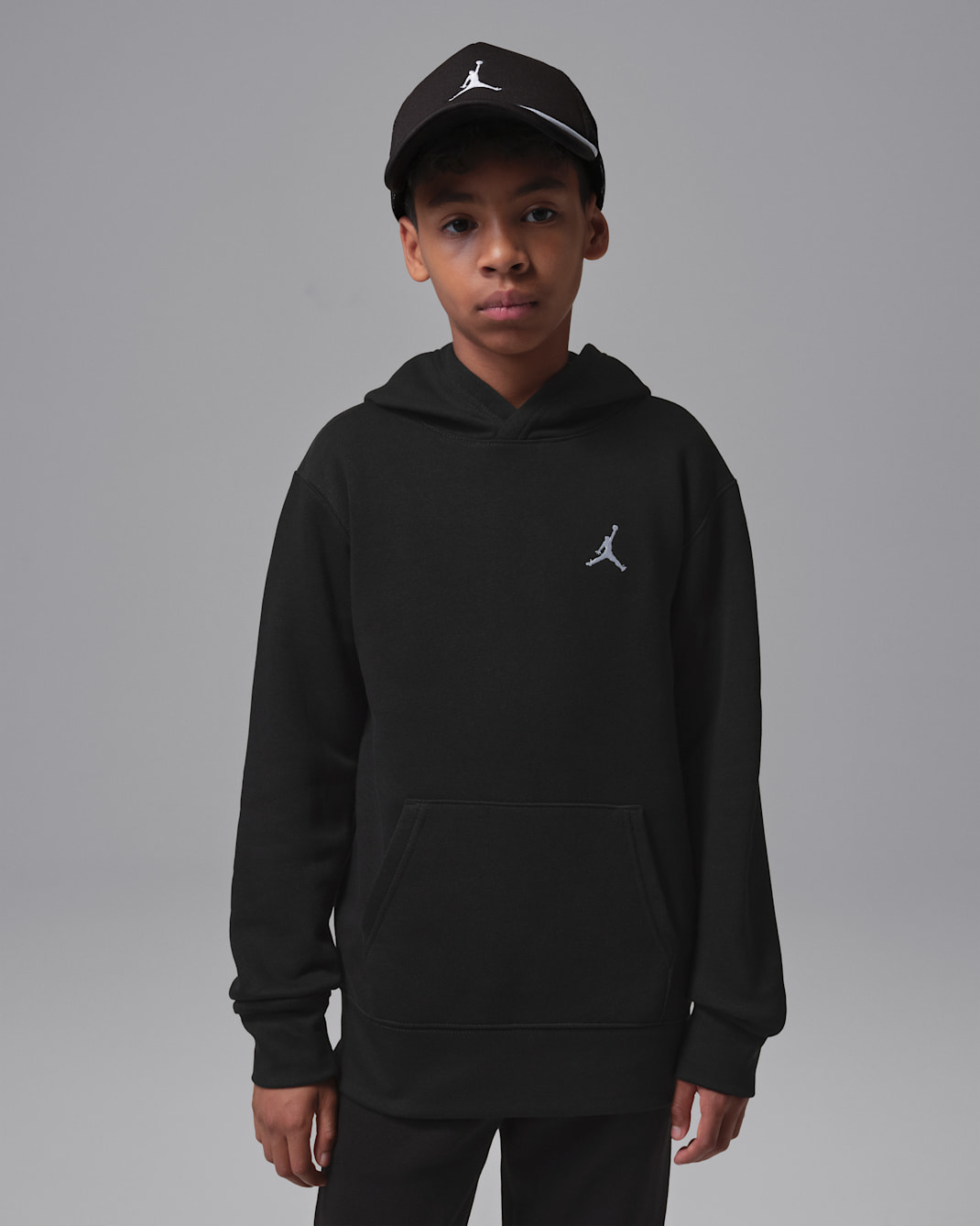 Jordan Brooklyn Fleece-Hoodie (ältere Kinder) - Schwarz