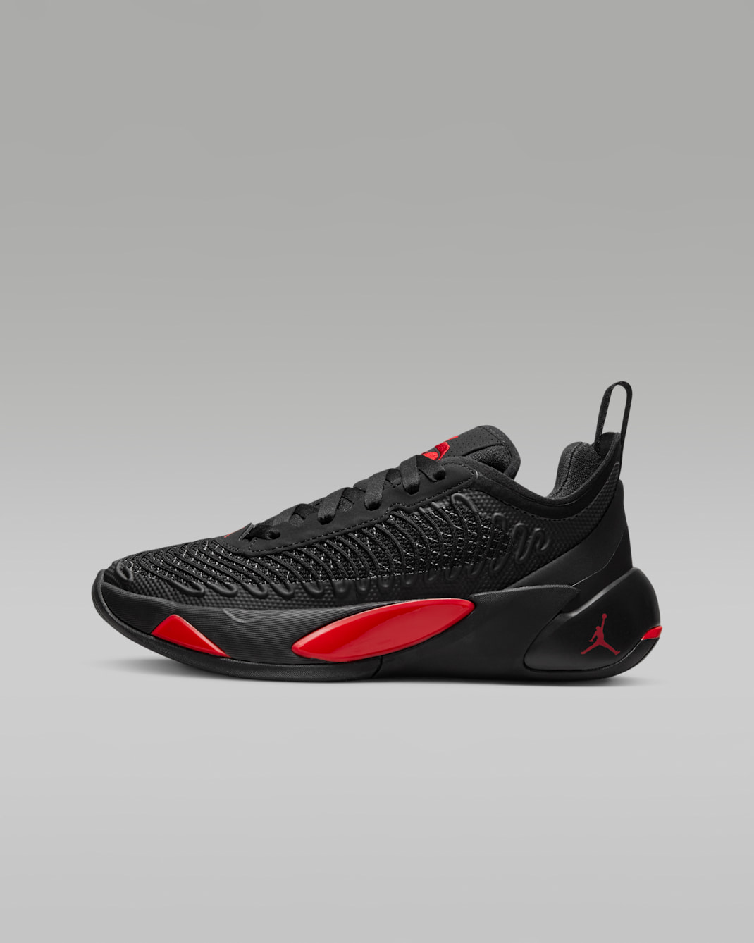 Luka 1 大童籃球鞋 - 黑色/Dark Grey/University Red