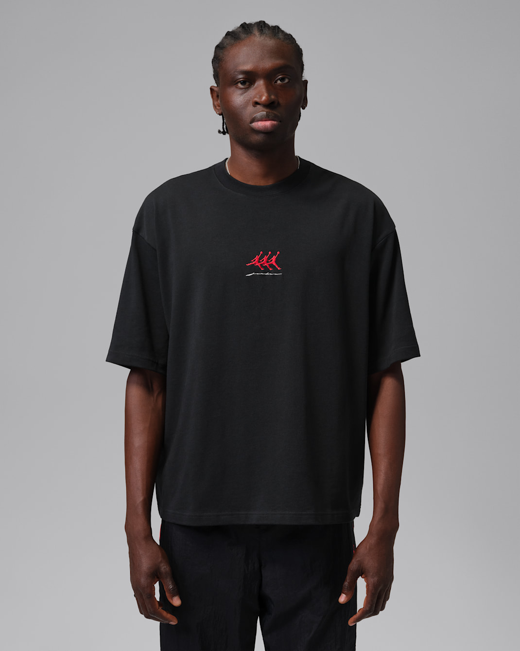 Jordan Flight Men's Oversized Graphic T-Shirt - Black