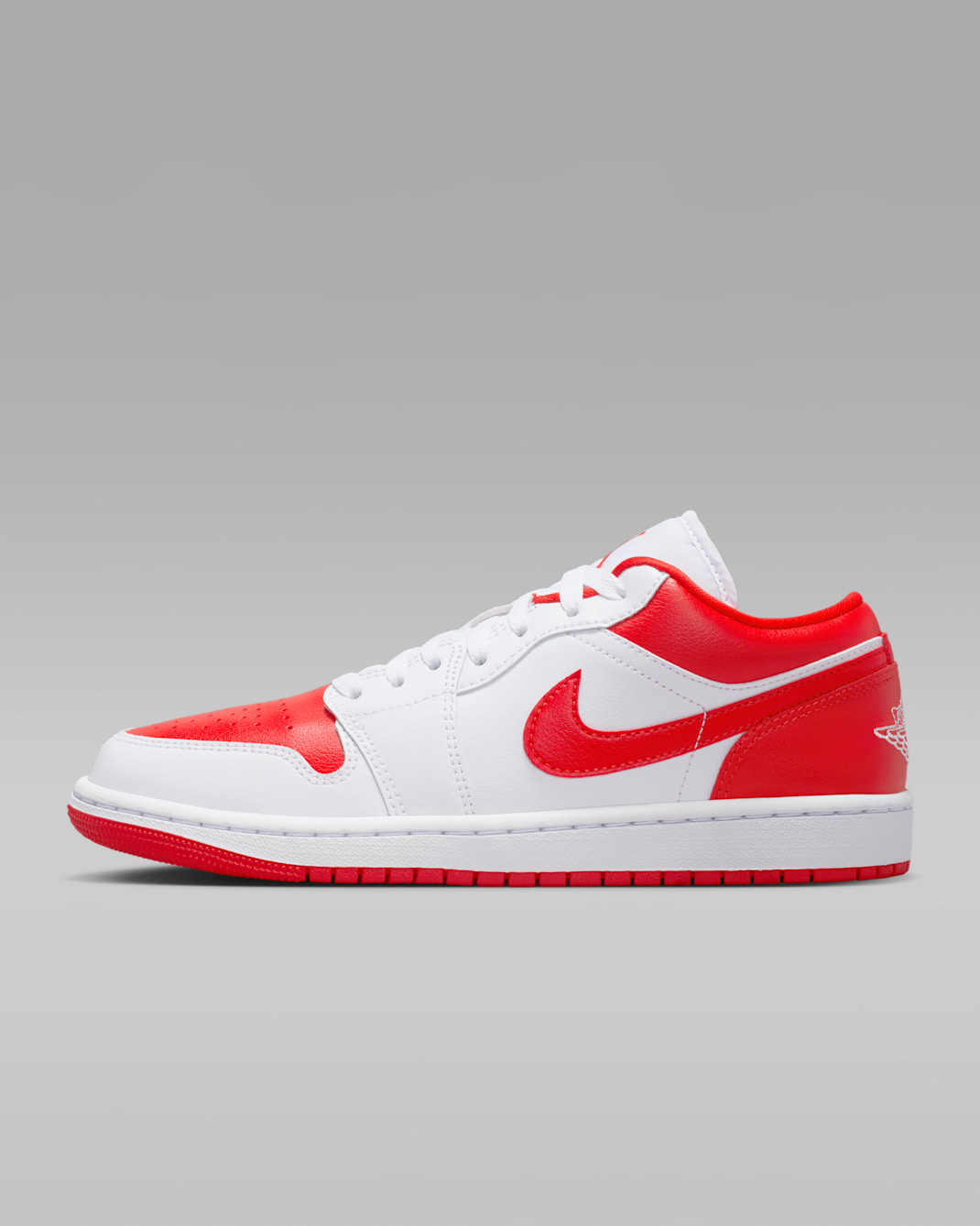 Chaussure Air Jordan 1 Low pour Femme - Blanc/Chile Red