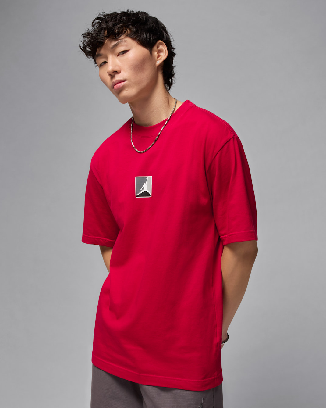 Jordan Brooklyn Men's T-Shirt - Gym Red