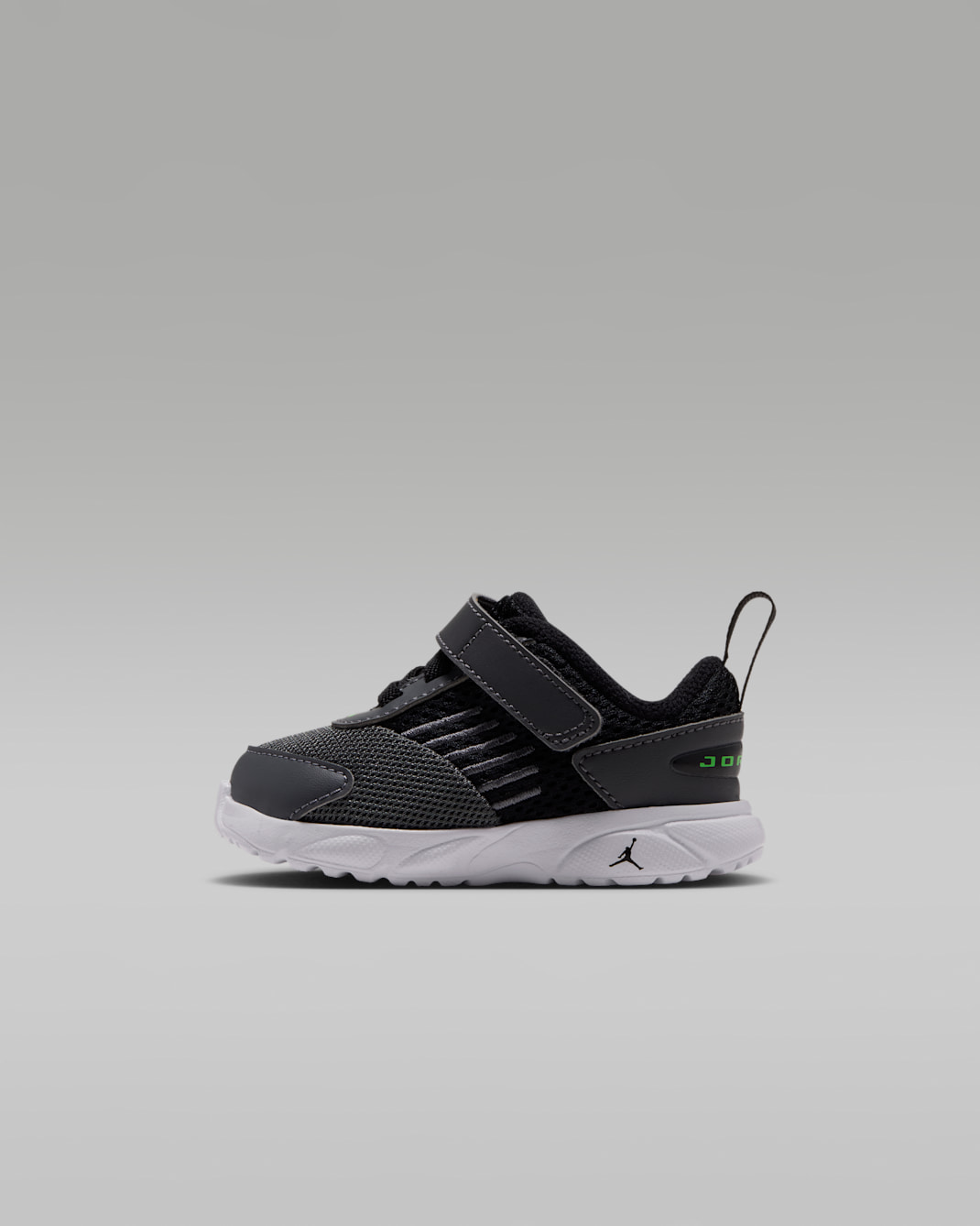 Jordan Trunner Flow Baby/Toddler Shoes - Dark Grey/Black/White/Scream Green