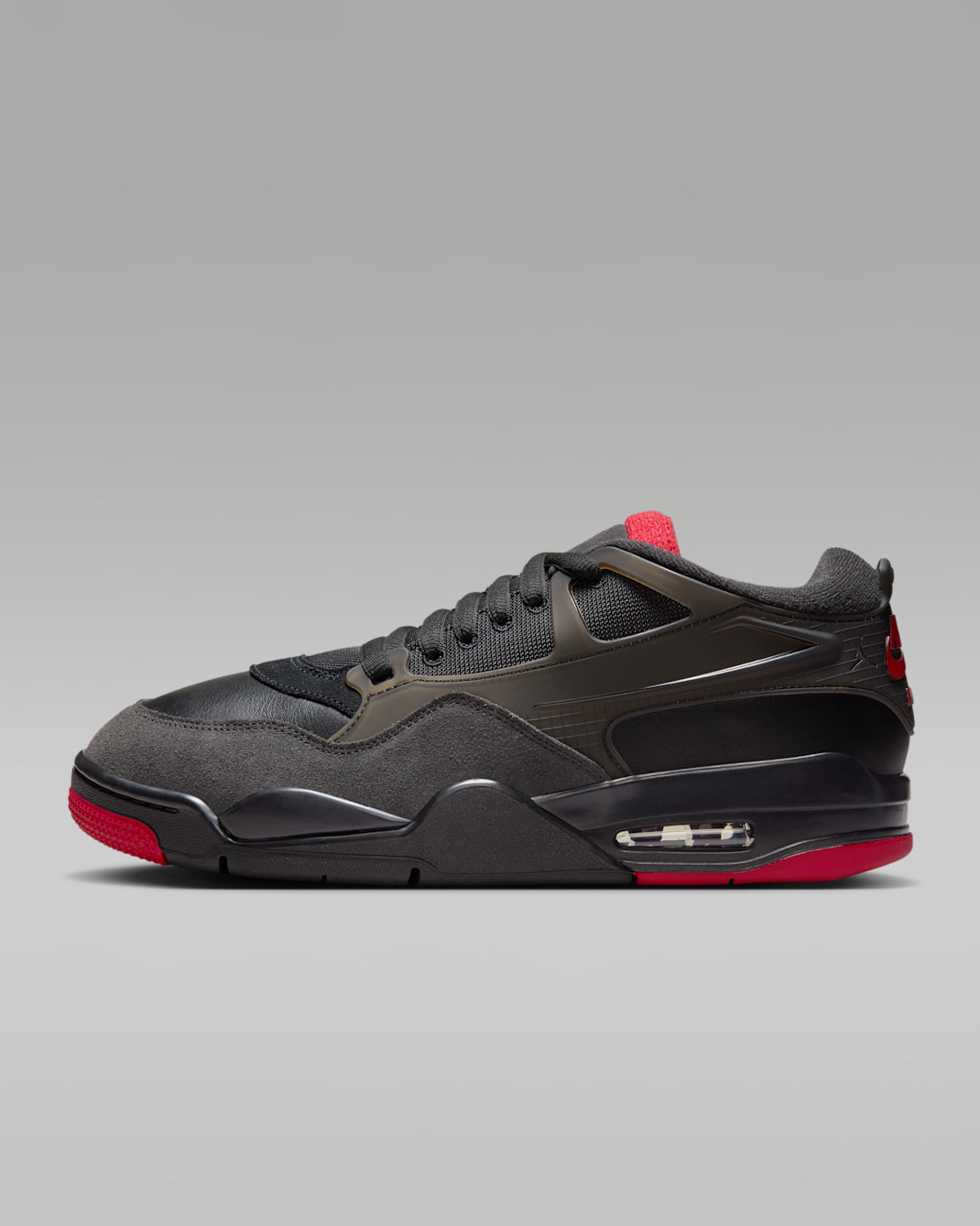 Air Jordan 4 RM Men's Shoes - Black/Anthracite/Varsity Red