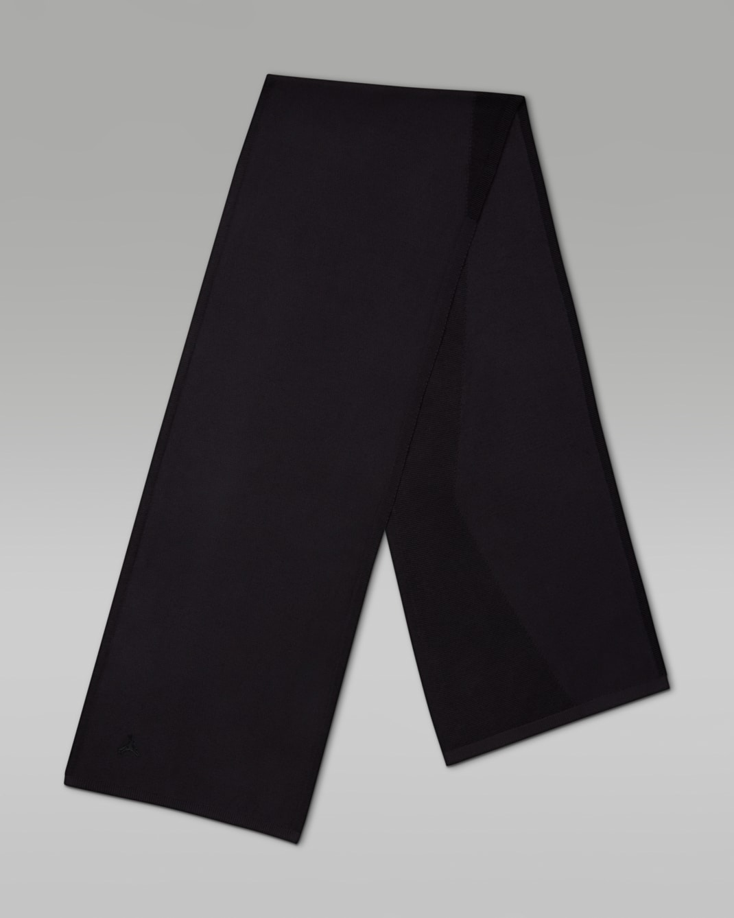 Jordan Airy Knit Scarf - Off Noir/Black/Black