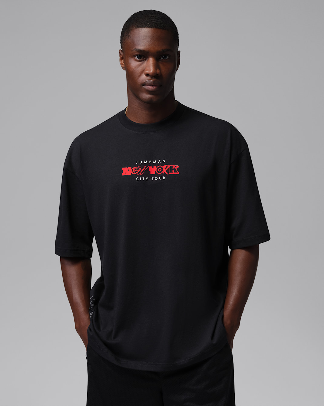 Jordan Men's Oversized T-Shirt - Black