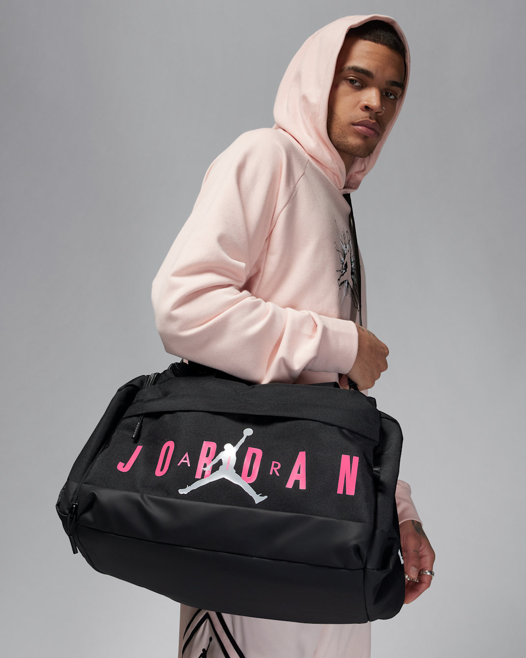 Maleta duffel Jordan (46 L) - Negro