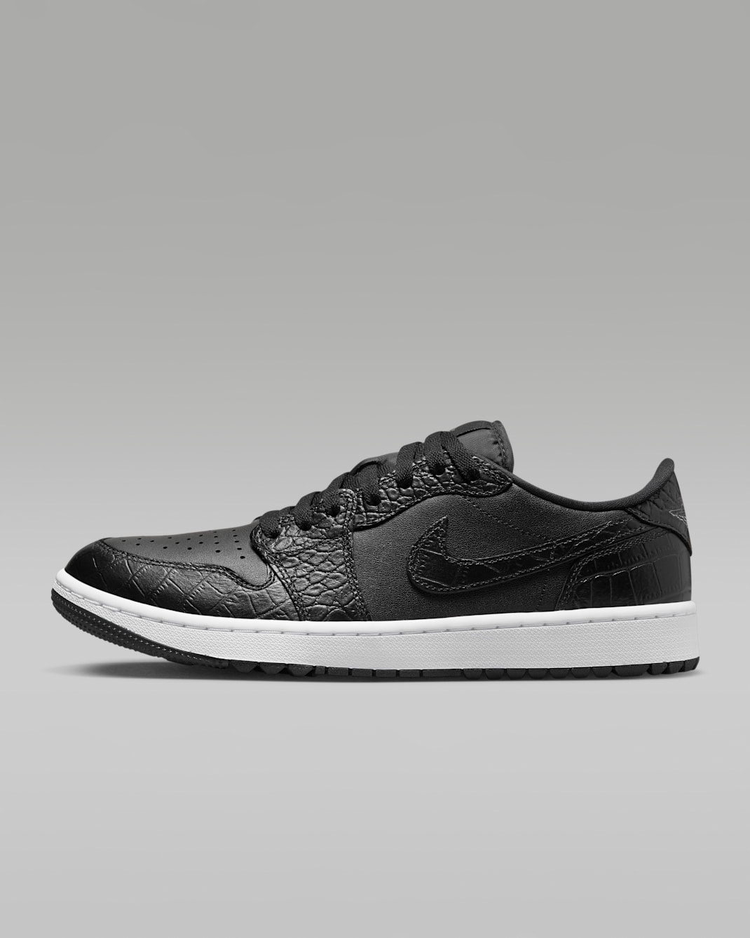 รองเท้ากอล์ฟ Air Jordan 1 Low G - ดำ/Iron Grey/ขาว/ดำ