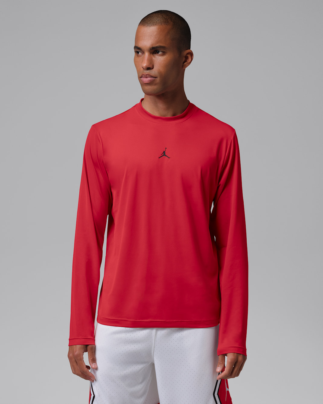 Pánské tričko Jordan Sport Essentials Dri-FIT s dlouhým rukávem - Gym Red