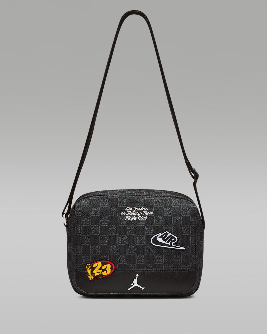 Jordan Monogram Messenger Bag (3.6L) - Black