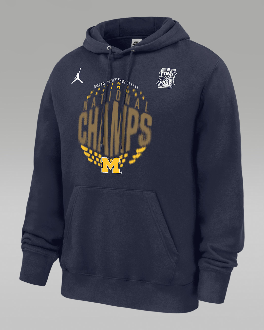 Michigan (Men's Team) Men's Jordan College Hoodie - Navy