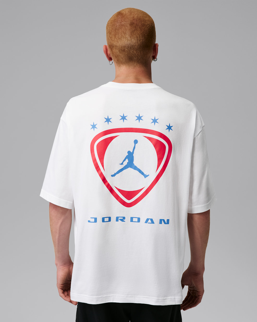 Jordan Brooklyn T-shirt voor heren - Wit/University Blue