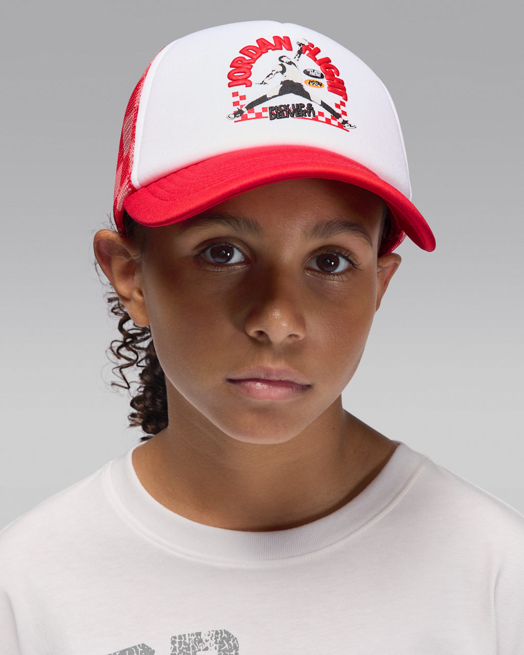 Cappello trucker Deep Dish Jordan – Ragazzo/a - Bianco
