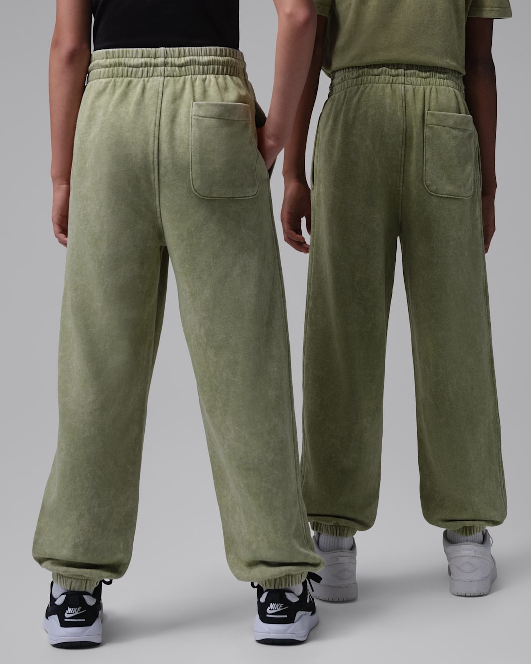 Jordan Big Kids' Acid Wash French Terry Pants