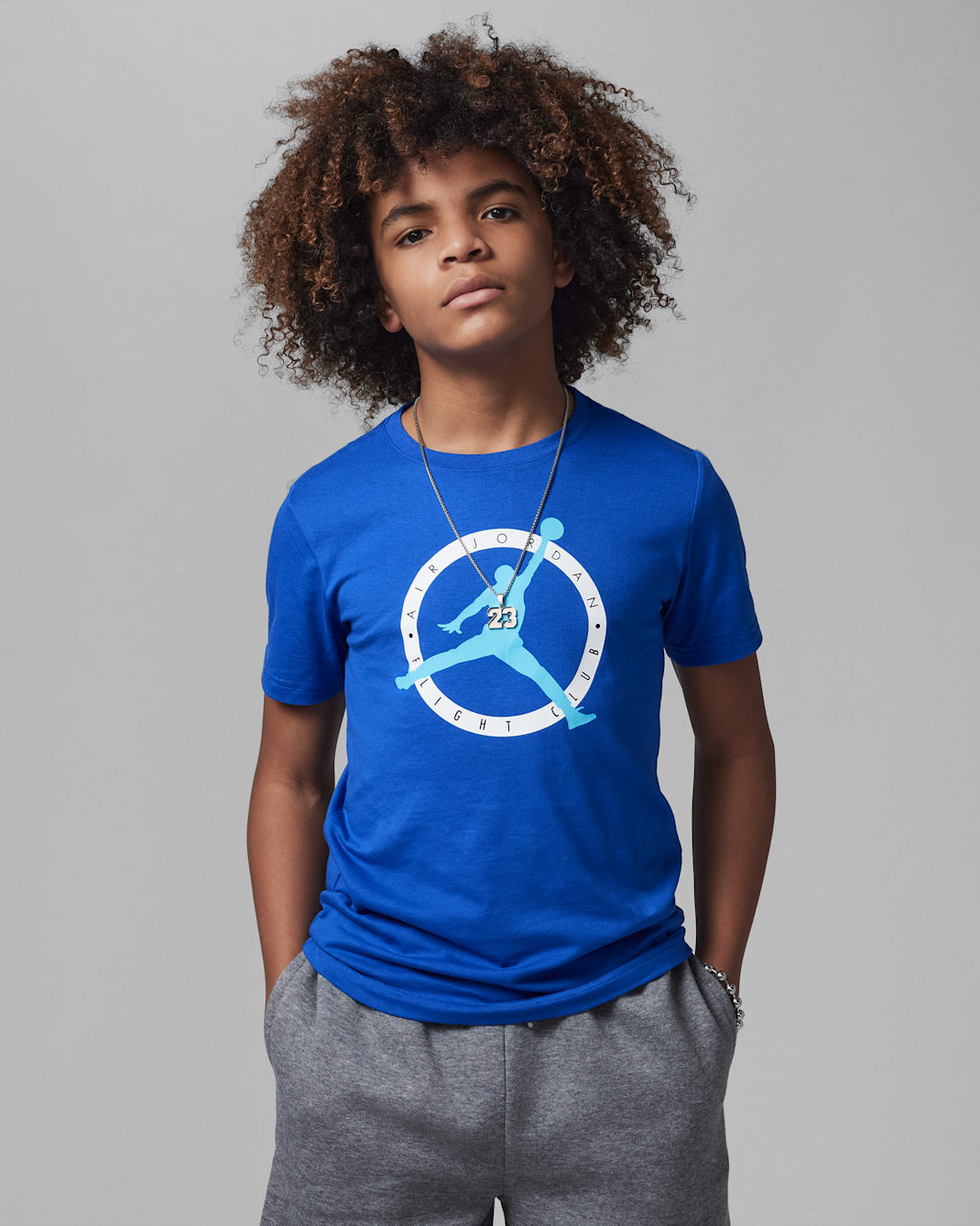 Jordan MVP Flight Tee Older Kids' (Boys') T-Shirt - Game Royal