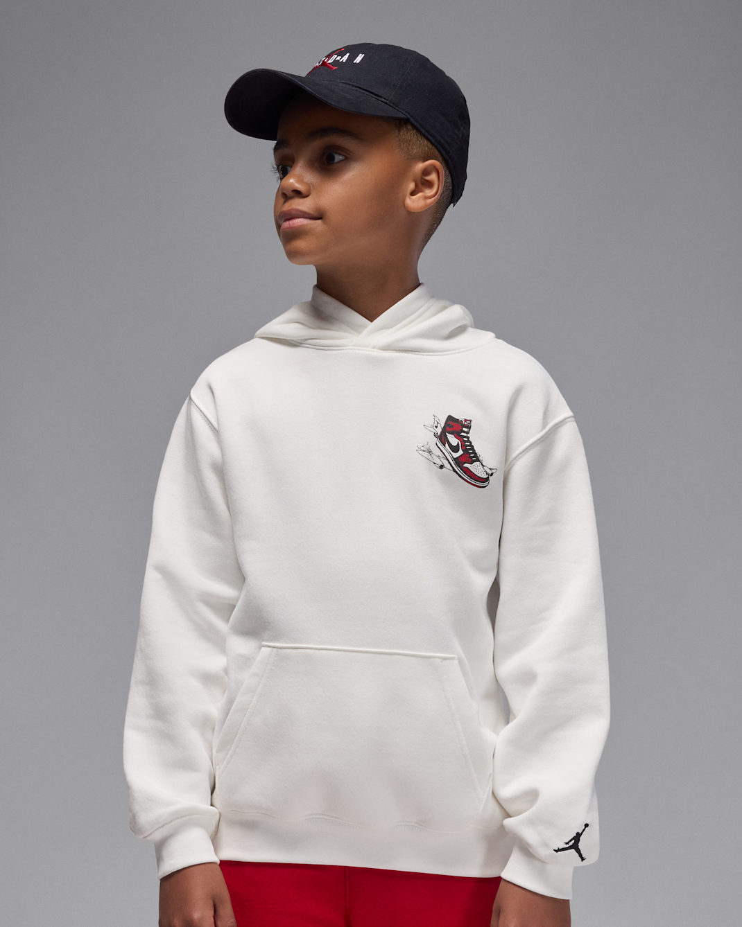 Felpa con cappuccio "Air Jordan Has Landed" Jordan – Ragazzo/a - Sail