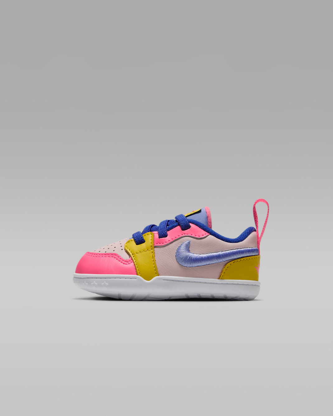Jordan First 1 Baby & Toddler Shoes - Light Soft Pink/Sunset Pulse/Varsity Royal/Aluminium