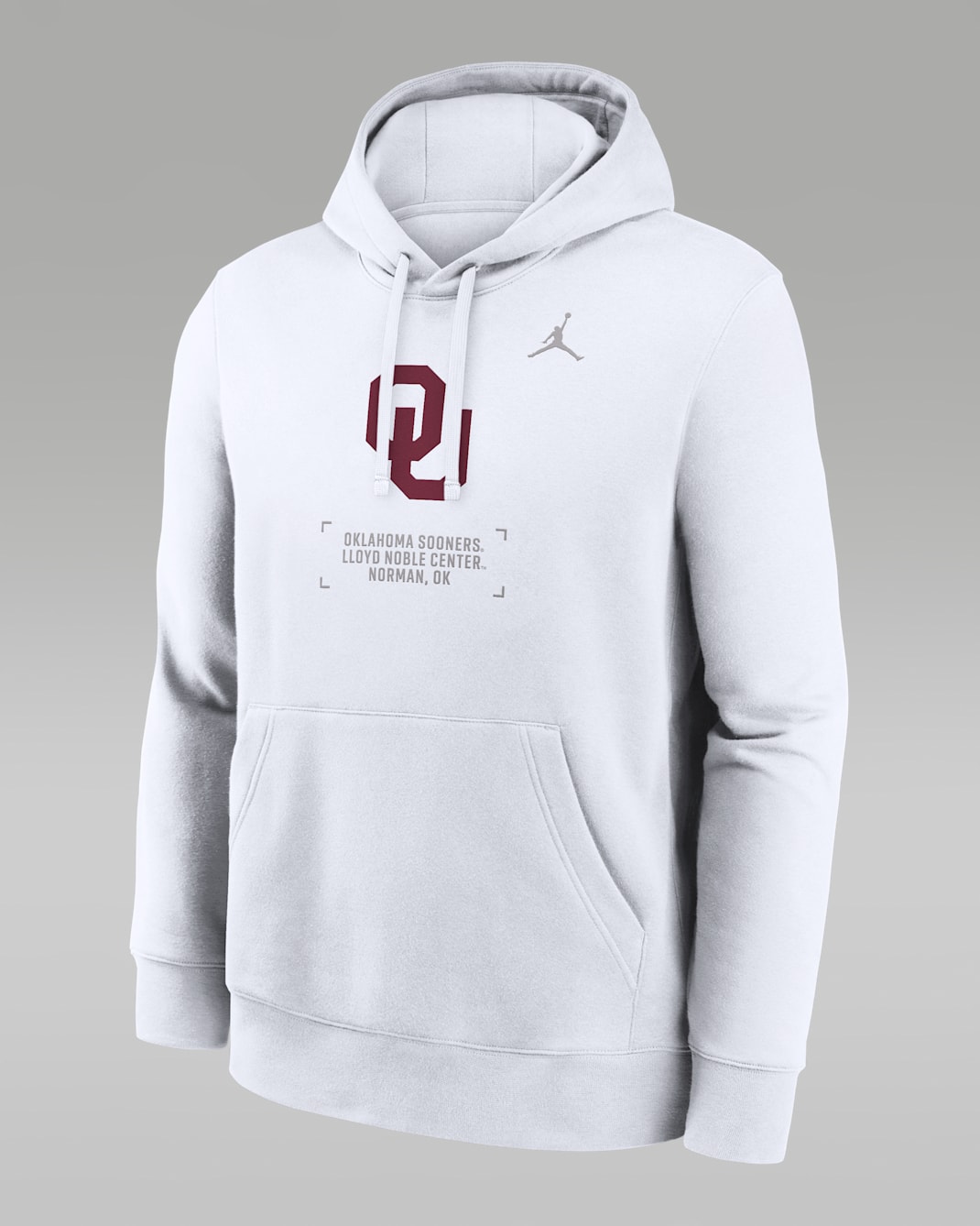Sudadera universitaria con gorro sin cierre Nike para hombre Oklahoma Club Basketball 2-Hit - Blanco