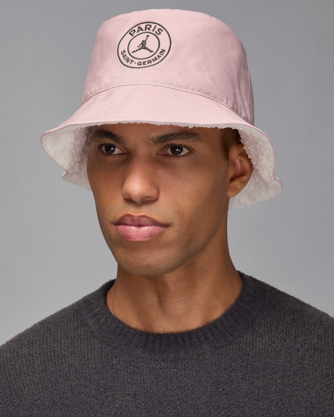 Gorro tipo pescador con forro Sherpa Paris Saint-Germain Apex - Rosado partícula/Vela/Rosa perla