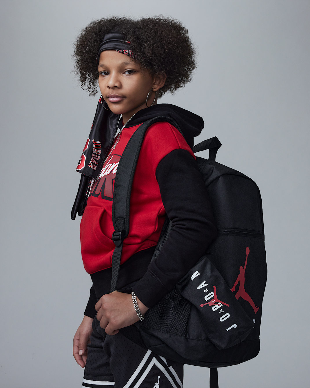 Sac à dos d'école Air Jordan pour ado (17 L) - Noir