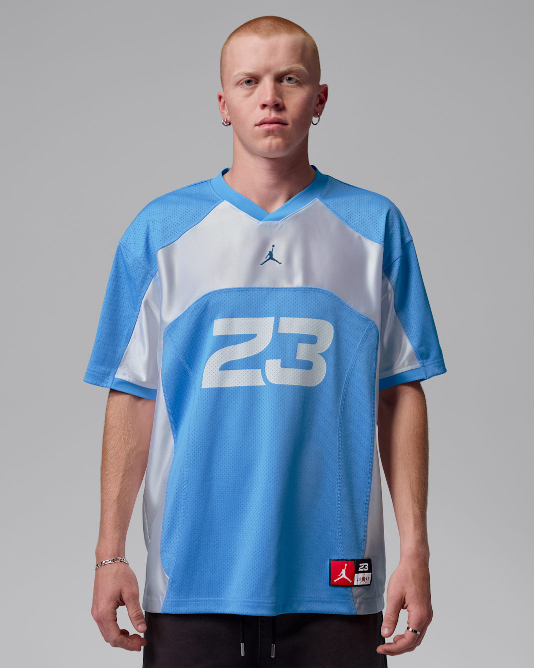 Jordan Flight Men's Jersey Top - University Blue/White/Midnight Navy