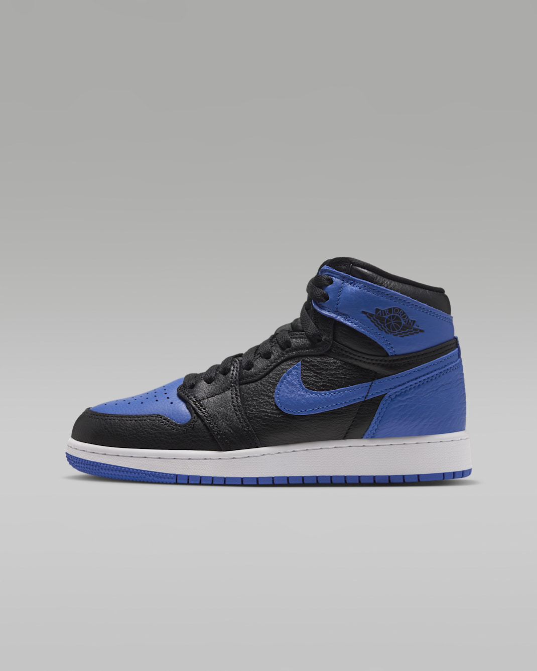 Air Jordan 1 High OG "Royal" Big Kids' Shoes - Black/White/Multi-Color