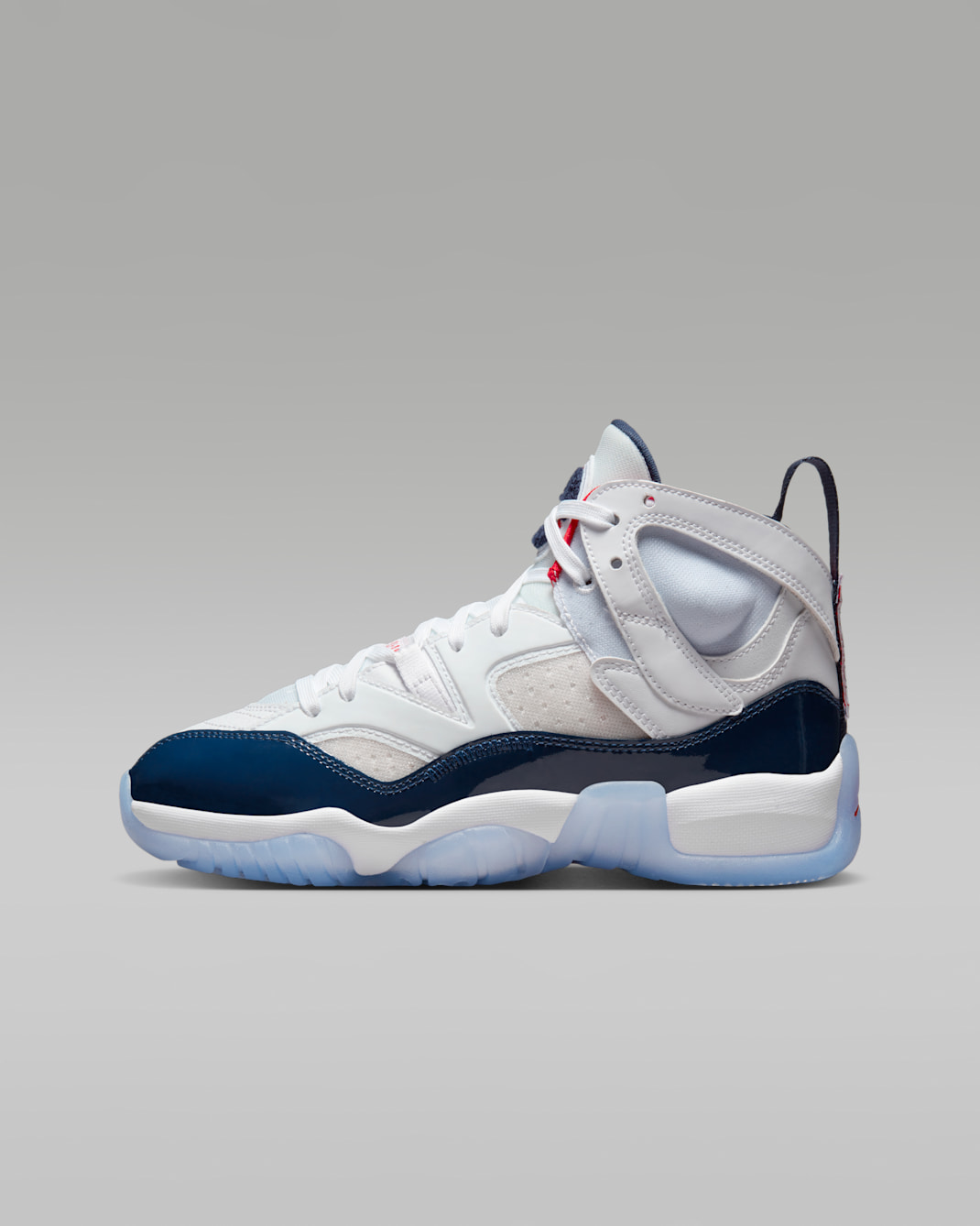 Jumpman Two Trey Older Kids' Shoes - White/University Red/Navy