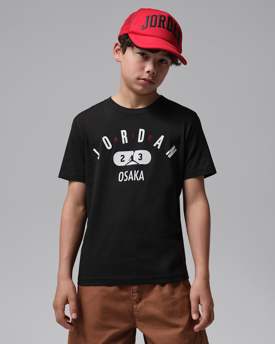 ジョーダン ジュニア アーチド ワードマーク 大阪 Tシャツ - ブラック