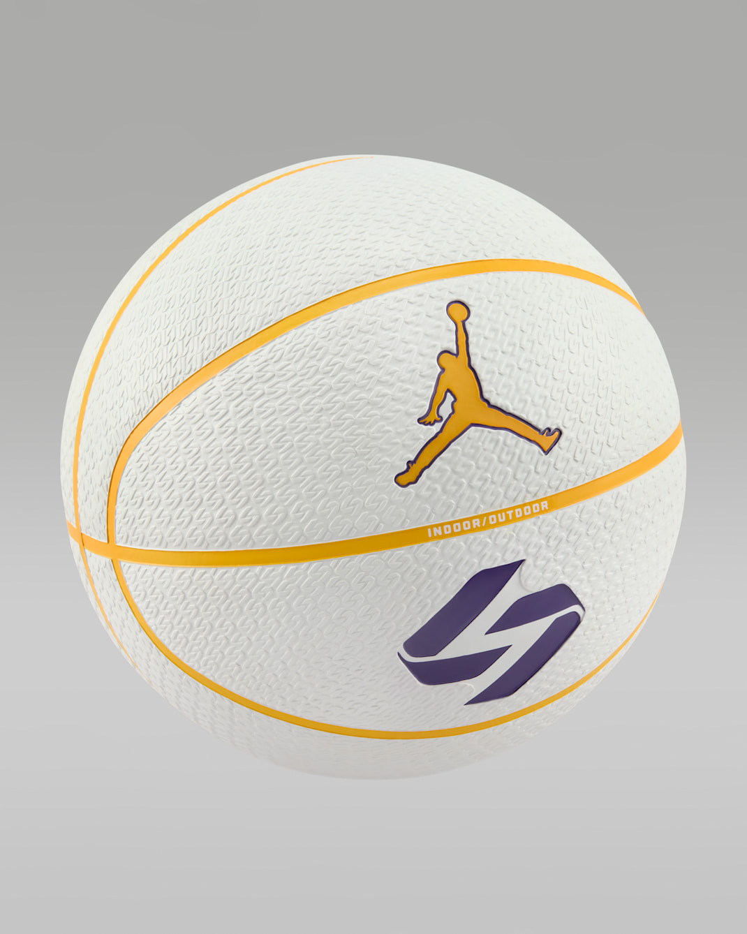 Balón de básquetbol Jordan "Luka Dončić" Nike All-Court 8P - Blanco/Del sol/Morado campo