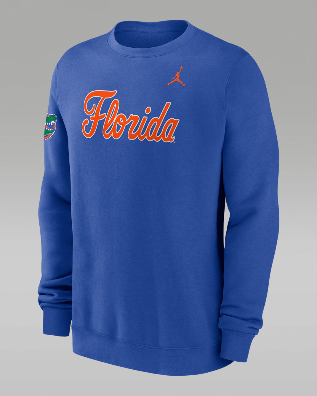 Florida Sideline Club Men's Jordan Brand College Pullover Crew - Game Royal