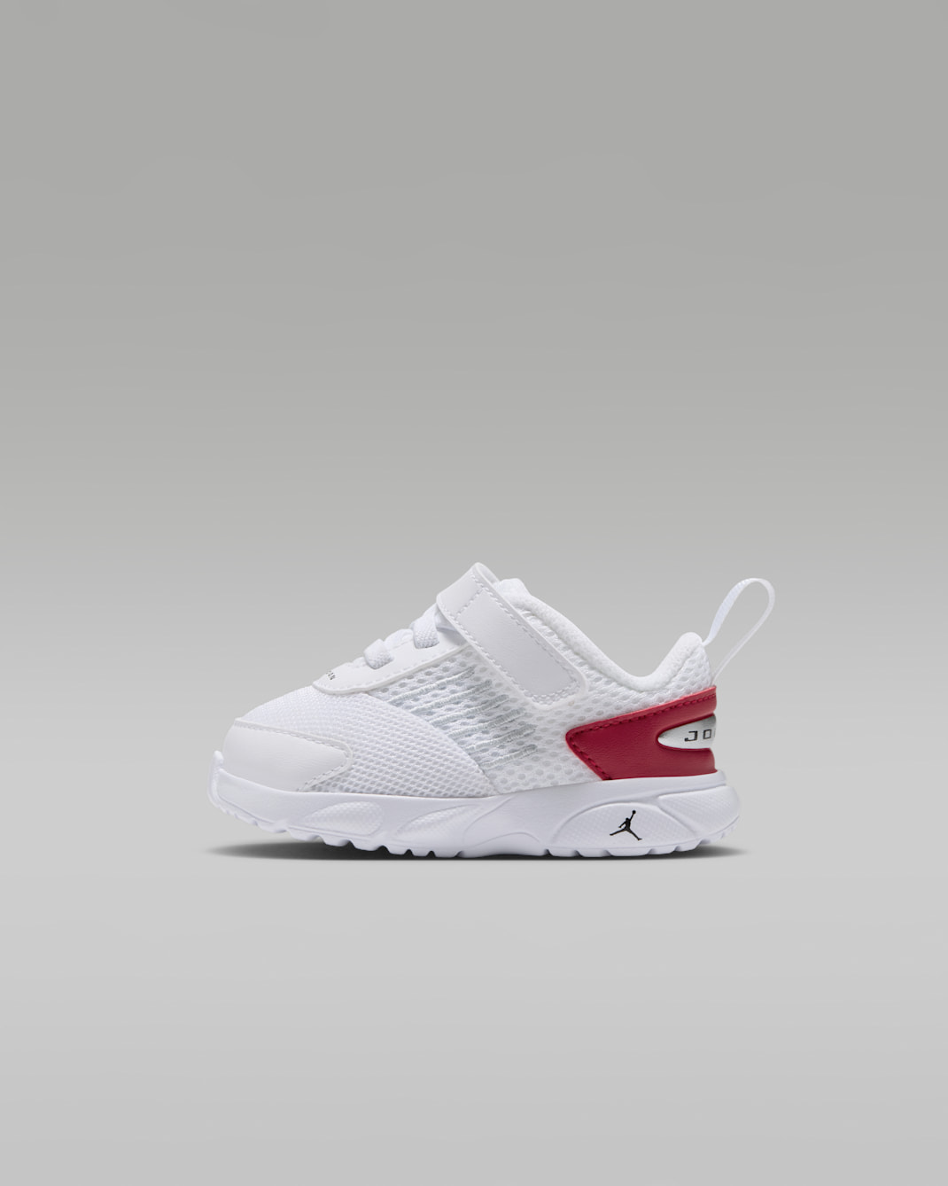 Jordan Trunner Flow Baby/Toddler Shoes - White/Gym Red/Metallic Silver/Black
