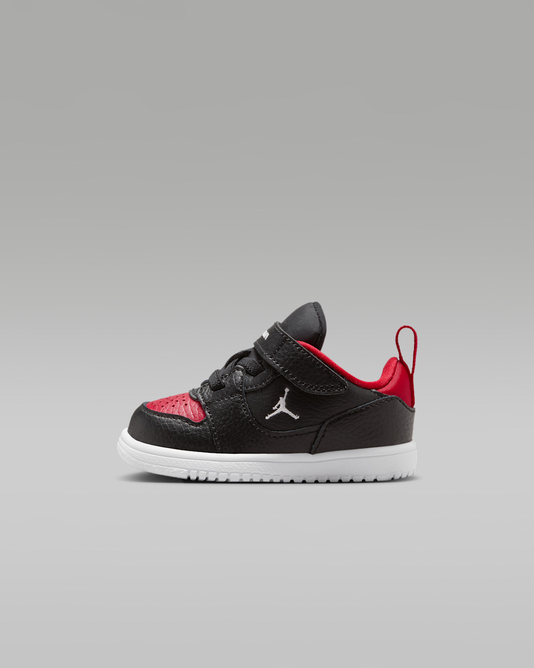 Jordan Court Connect Low Baby/Toddler Shoes - Black/Gym Red/White