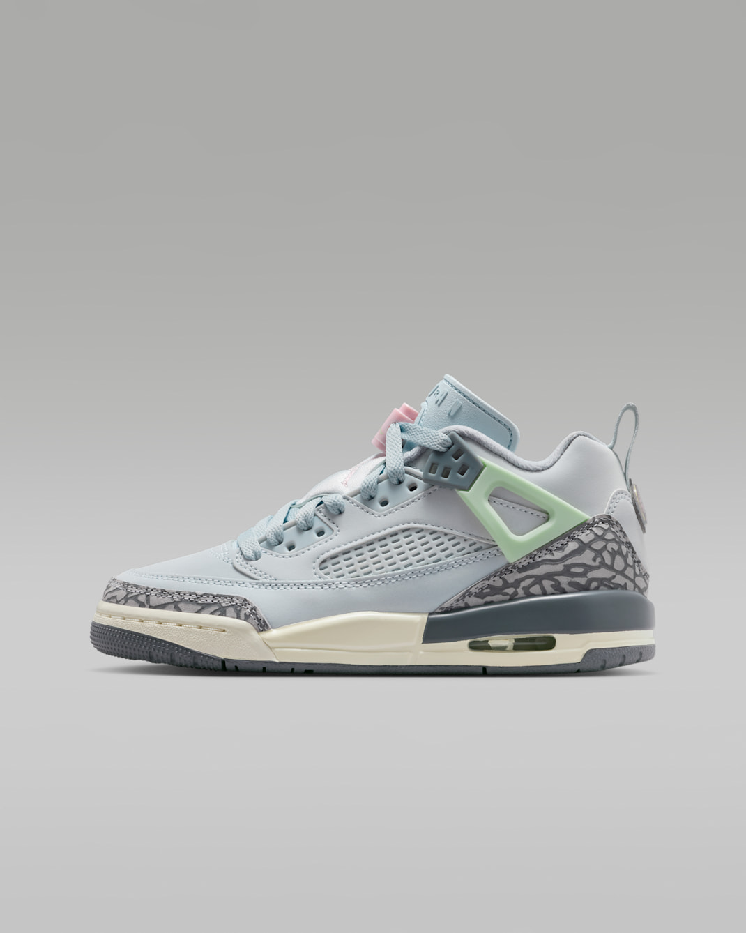 Buty dla dużych dzieci Jordan Spizike Low - Aura/Wolf Grey/Cool Grey/Iced Carmine