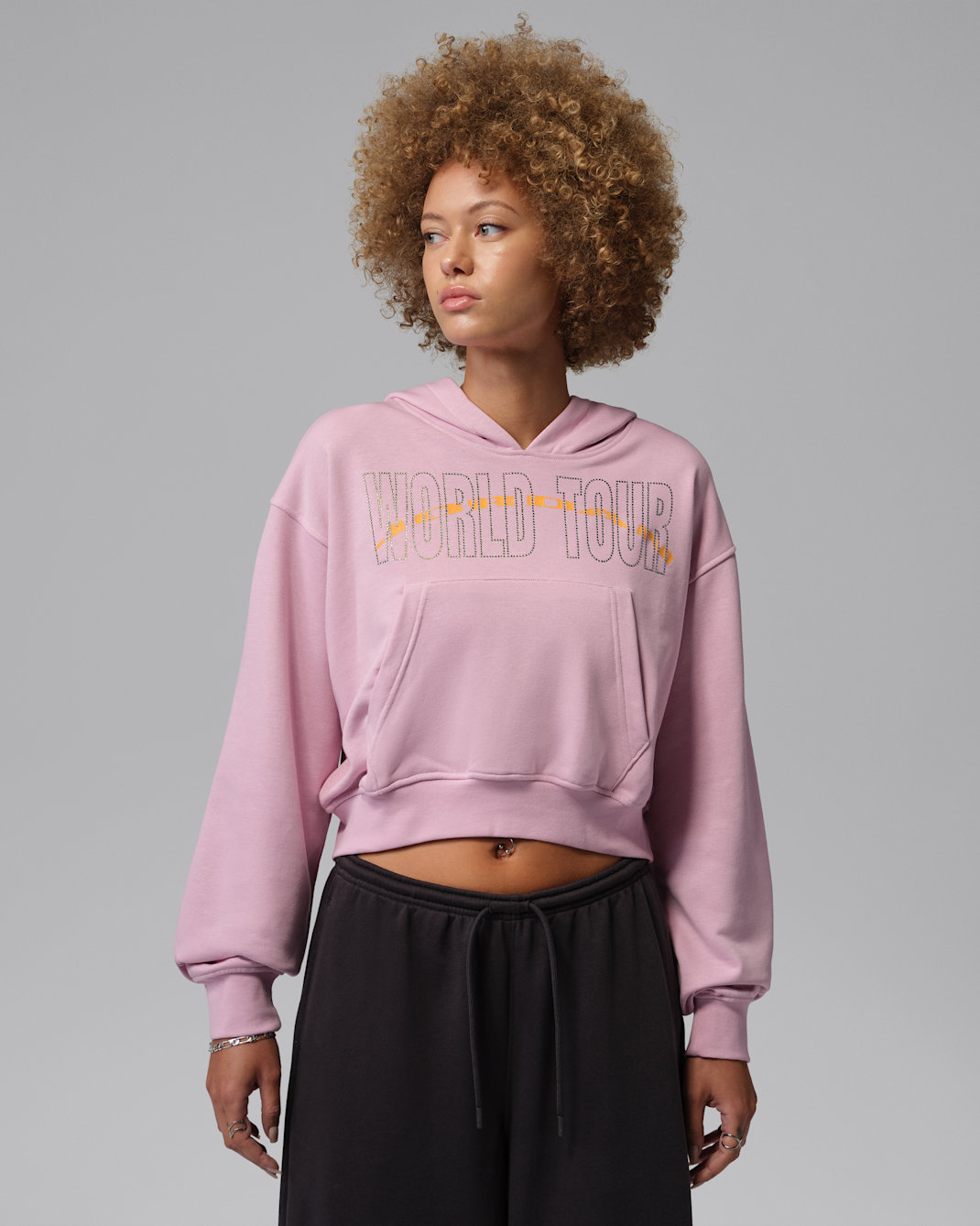 Sudadera con gorro sin cierre para mujer Jordan Brooklyn Fleece - Carmín helado