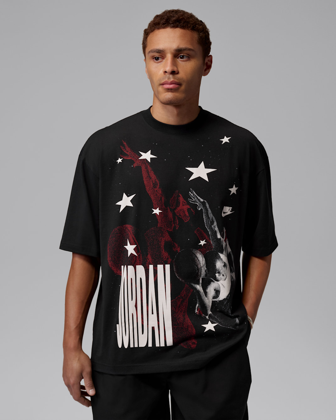 Jordan Men's Oversized T-Shirt - Black