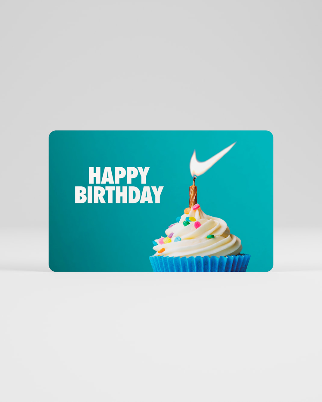 Nike Gift Card Mailed in a Mini Nike Shoebox - Teal