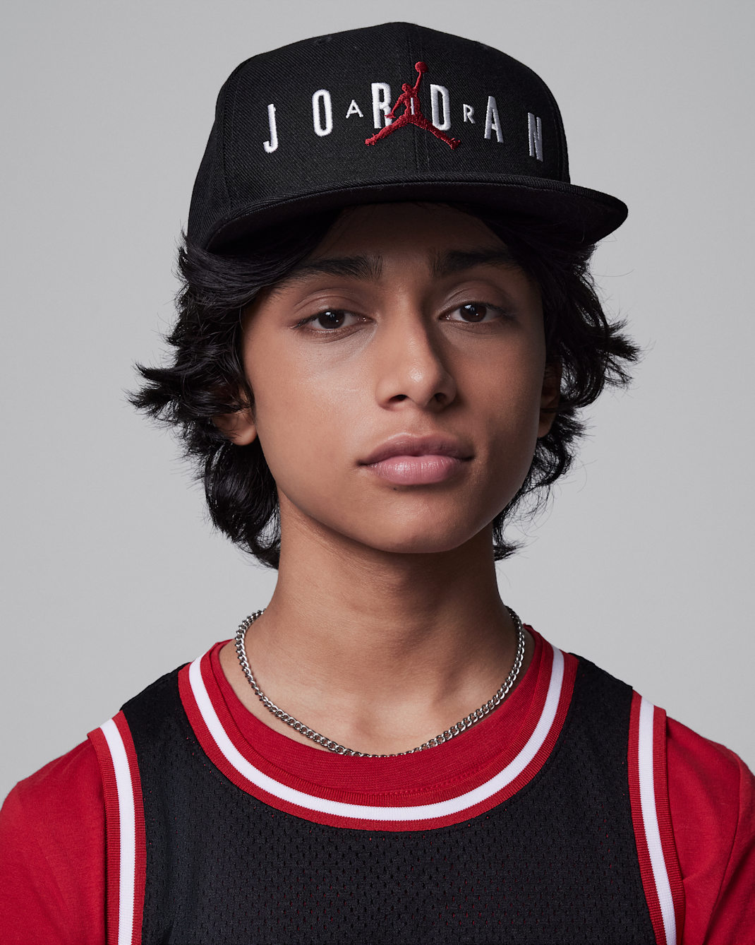 Gorra para niños talla grande Jordan Jumpman Air - Negro